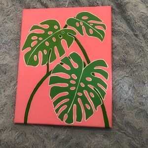 Monstera Modern Decorative Acrylic painting.